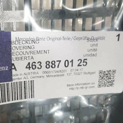 NEW MERCEDES-BENZ G W463 ENGINE HOOD GRILLE COVERING A4638870125 ORIGINAL