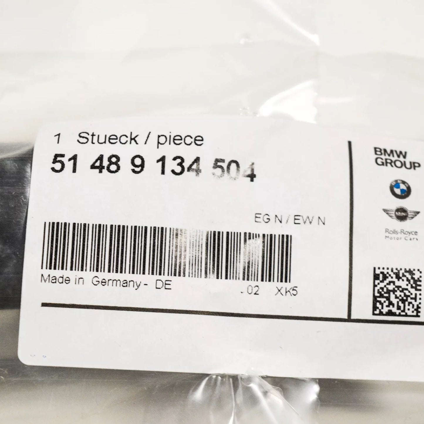 NEW BMW 5 GT F07 FRONT SOUND INSULATION RIGHT FRAME SEAL 51489134504 ORIGINAL