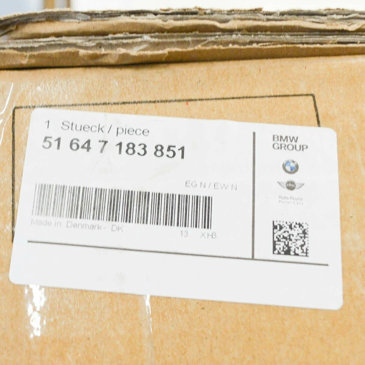 NEW BMW 5 F07 RADIATOR REAR UPPER CORE SUPPORT 51647183851 7183851 ORIGINAL