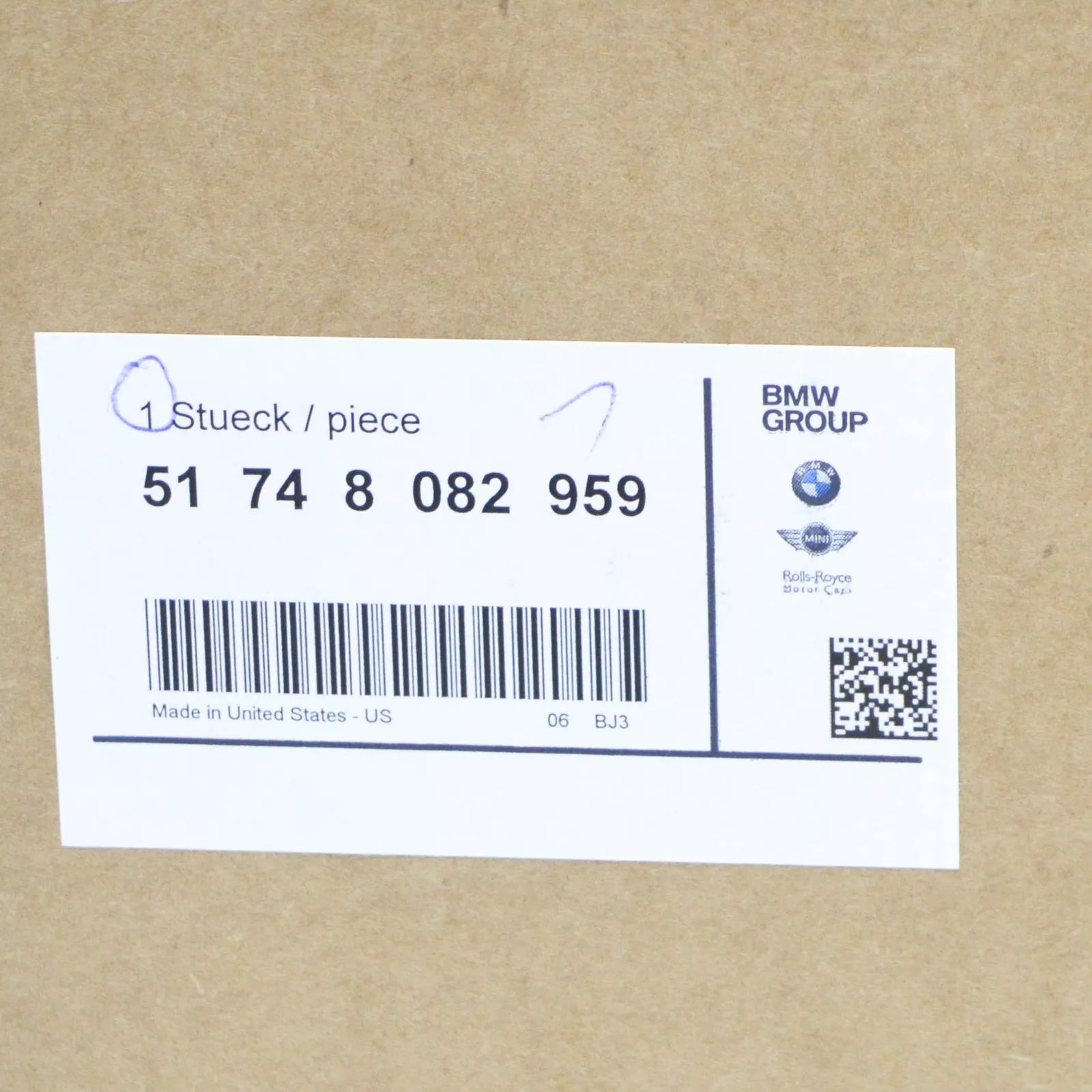 NEW BMW X3 M F97 LEFT RADIATOR AIR DUCT 51748082959 ORIGINAL