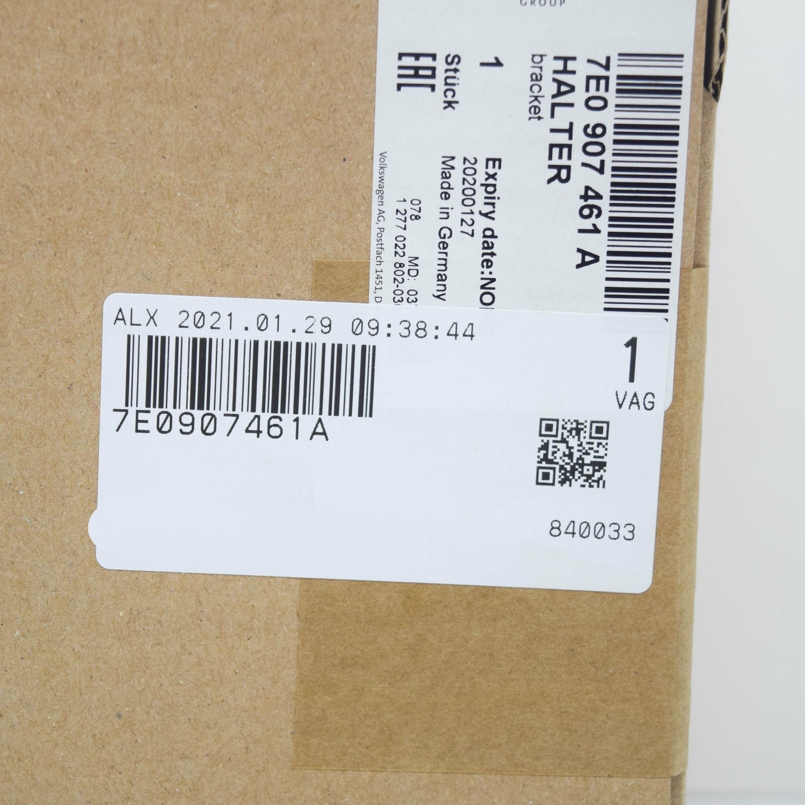 NEW VW TRANSPORTER T6 FRONT RADAR SENSOR BRACKET 7E0907461A ORIGINAL