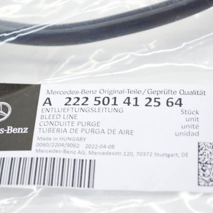NEW MERCEDES BENZ S W222 ENGINE COOLANT OWERFLOW HOSE A222501412564 ORIGINAL