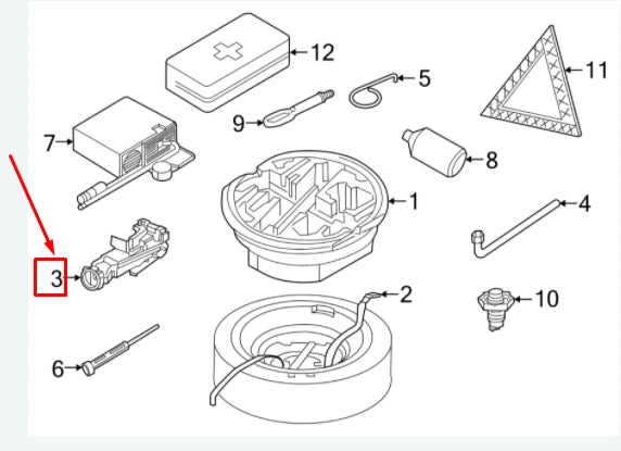 NEW VOLKSWAGEN BEETLE A5 LIFT JACK 5C0011031C
