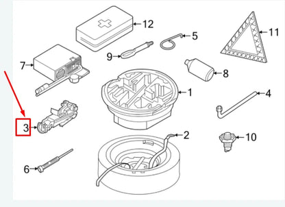 NEW VOLKSWAGEN BEETLE A5 LIFT JACK 5C0011031C