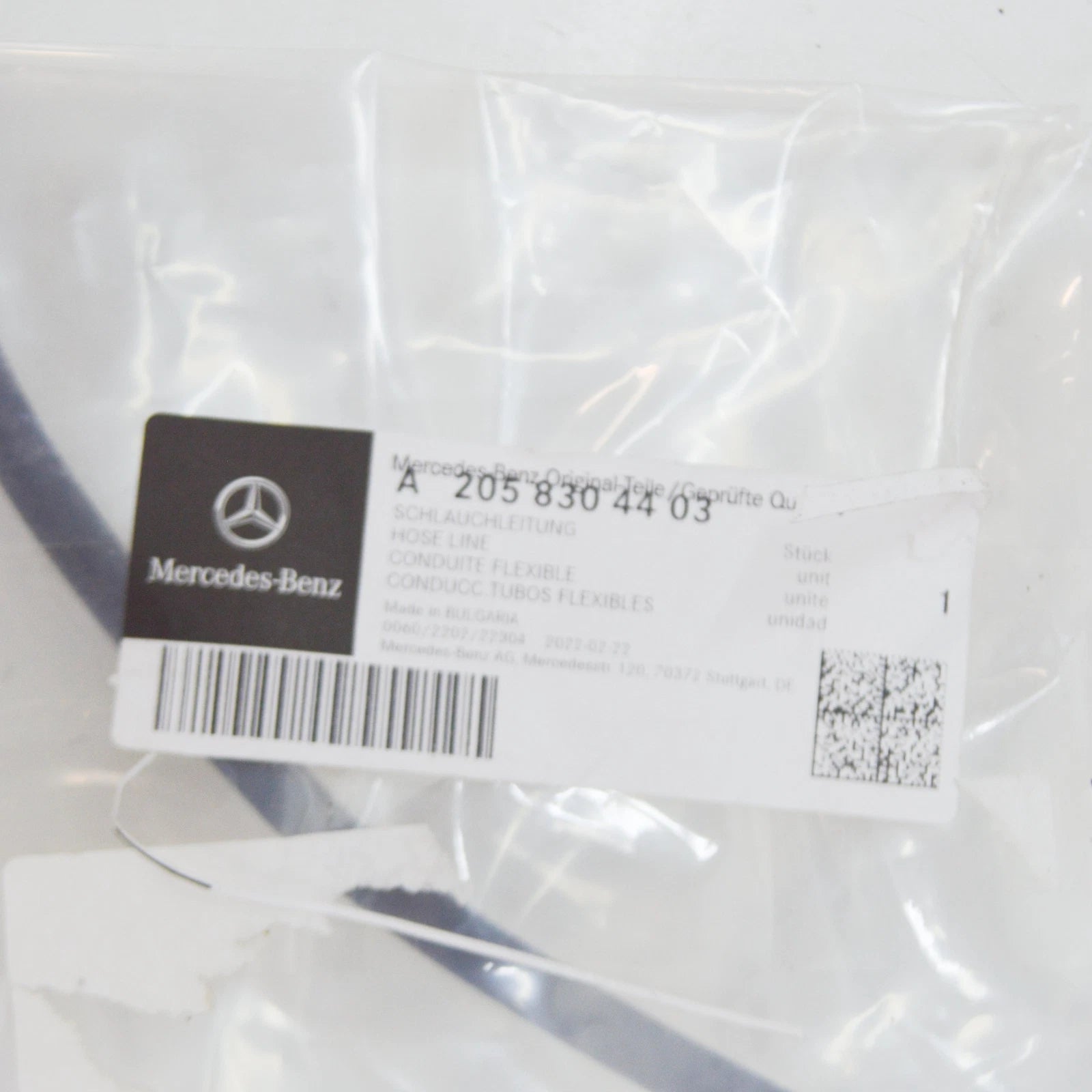 NEW MERCEDES-BENZ C W205 ENGINE COOLANT RETURN FLOW HOSE A2058304403 ORIGINAL