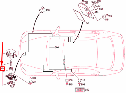 NEW MB E W211 PROXIMITY-CONTROLLED CRUISE SENSOR PARTS KIT A2115401617 ORIGINAL