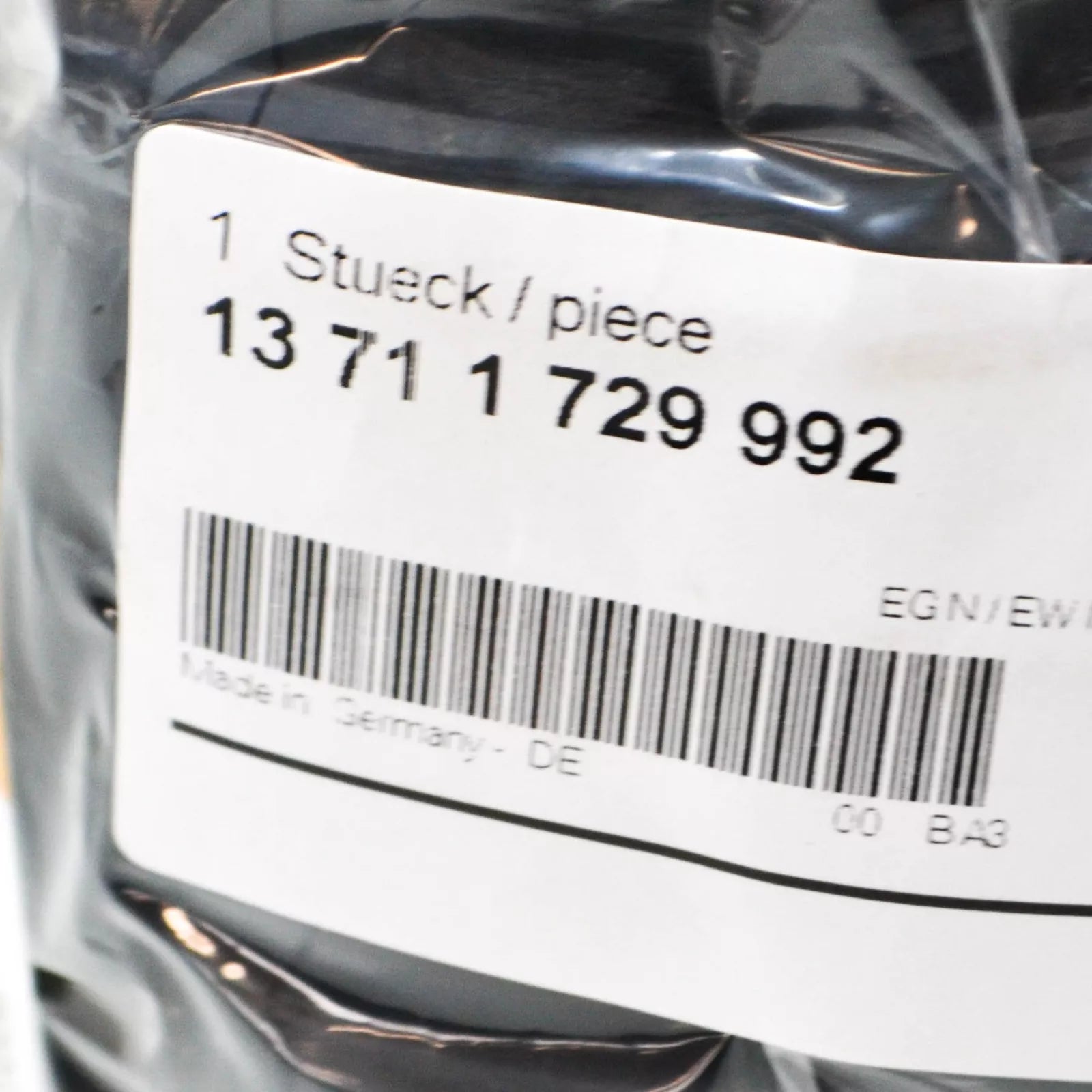 NEW BMW 8 E31 AIR INTAKE SUPPLY HOSE 13711729992 ORIGINAL