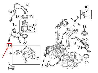 NEW AUDI A6 AVANT C6 FUEL SUPPLY HOSE 4F0201218E ORIGINAL