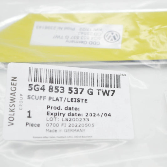NEW VOLKSWAGEN GOLF MK7 5G FRONT SILL STRIP TRIM 5G4853537GTW7