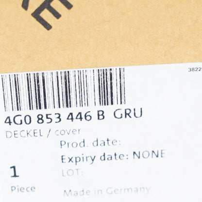 NEW AUDI A6 C7 RIGHT FRONT END CAP FOR JACK SOCKET 4G0853446BGRU