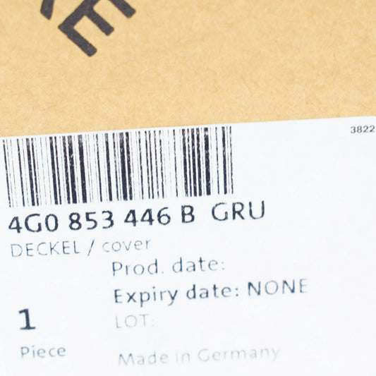 NEW AUDI A6 C7 RIGHT FRONT END CAP FOR JACK SOCKET 4G0853446BGRU