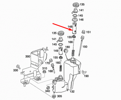 NEW MB SL R231 HYDRAULIC SUSPENSION OIL FILTER A0031846101 5.5 PETROL ORIGINAL