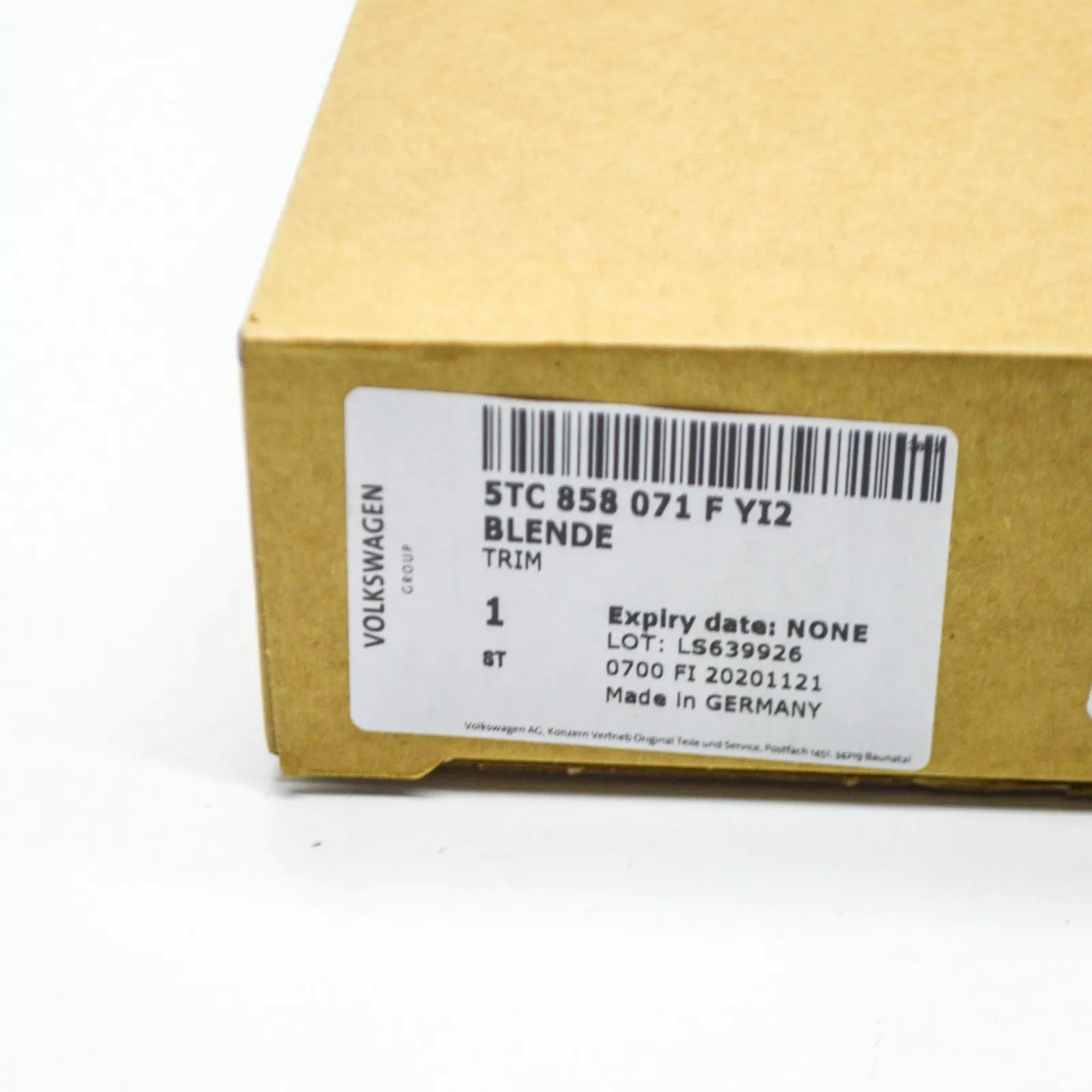 NEW VW TOURAN 5T FRONT DASH MUSIC PLAYER CENTER TRIM LHD 5TC858071FYI2