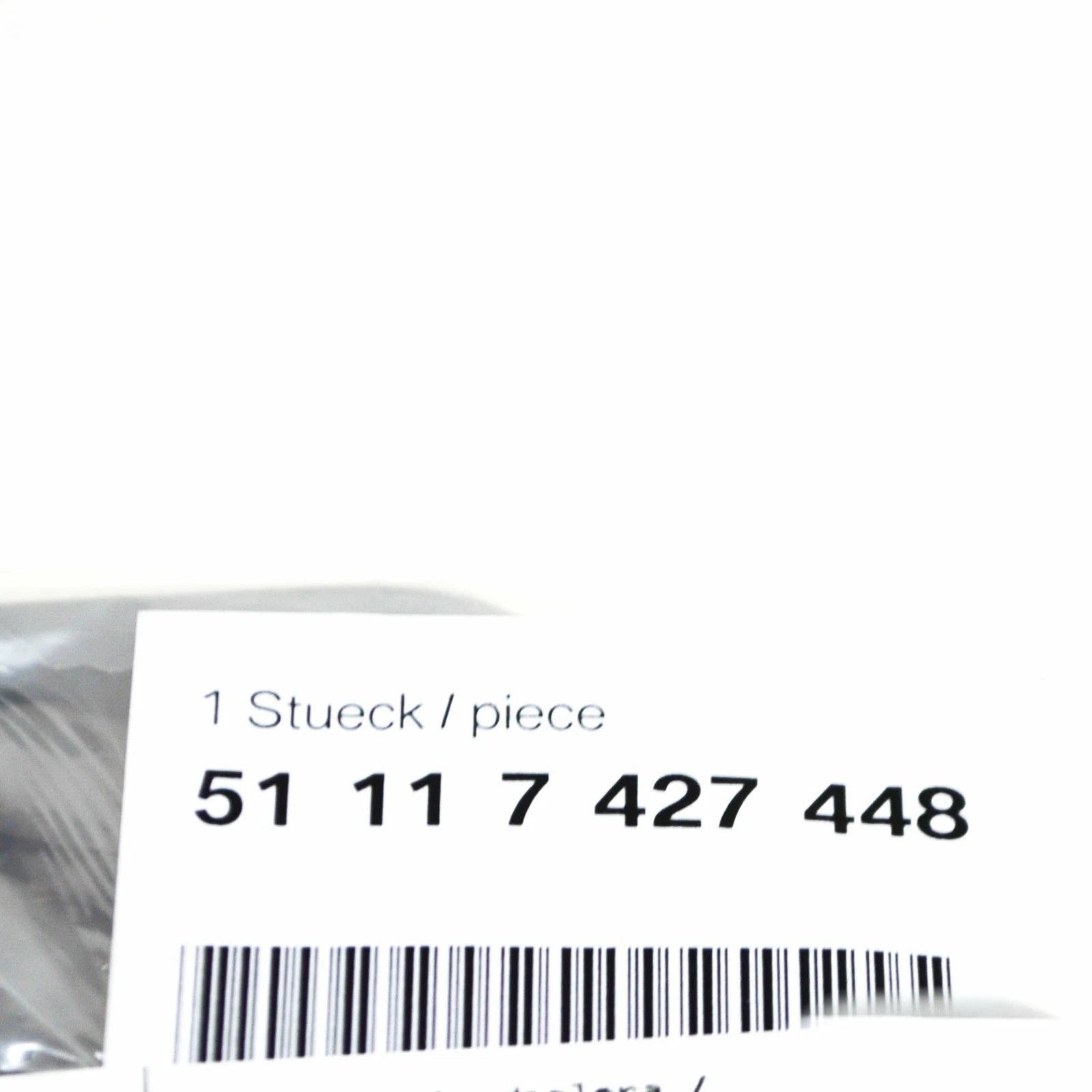 NEW BMW 5 G30 FRONT BUMPER TOW HOOK EYE COVER 51117427448 ORIGINAL