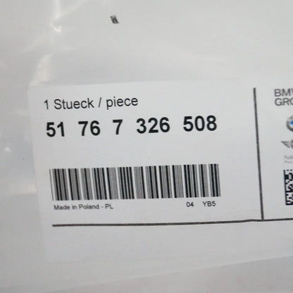 NEW BMW 4 F36 REAR RIGHT DOOR WEATHER STRIP 51767326508 7326508 ORIGINAL