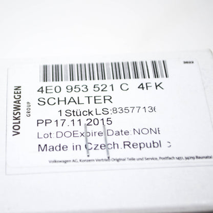 NEW AUDI A6 C6 STEERING COLUMN CRUISE CONTROL STALK 4E0953521C4PK ORIGINAL