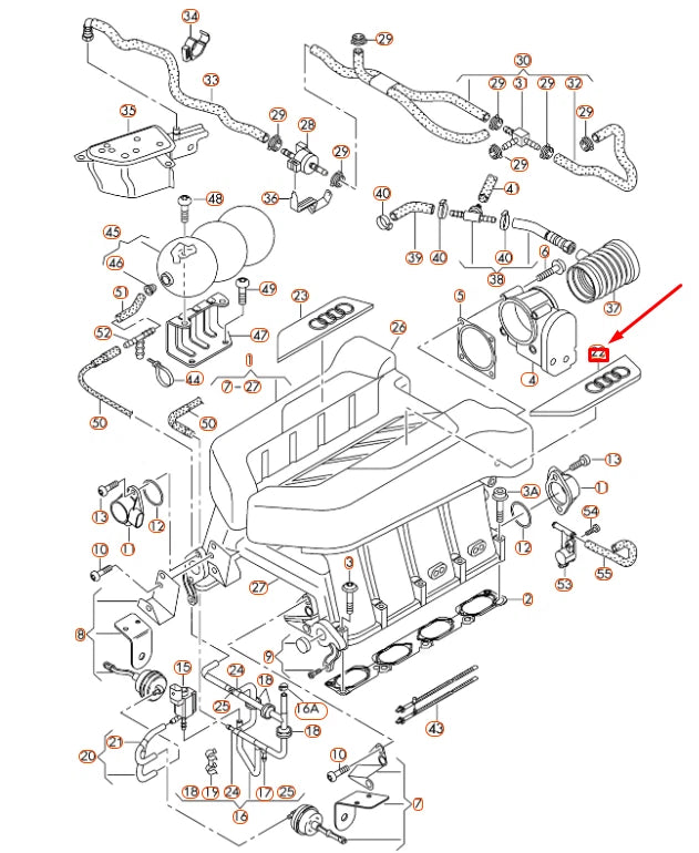 NEW AUDI R8 42 ENGINE LEFT SIDE EMBLEM 079133621B