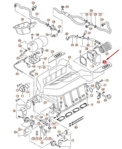 NEW AUDI R8 42 ENGINE LEFT SIDE EMBLEM 079133621B