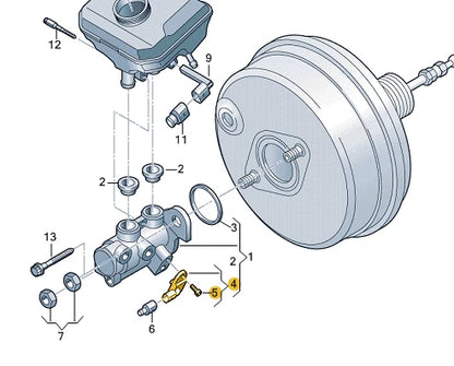 NEW AUDI A4 ALLROAD B9 BRAKE LIGHT SENSOR REPAIR KIT 5C6698459 ORIGINAL