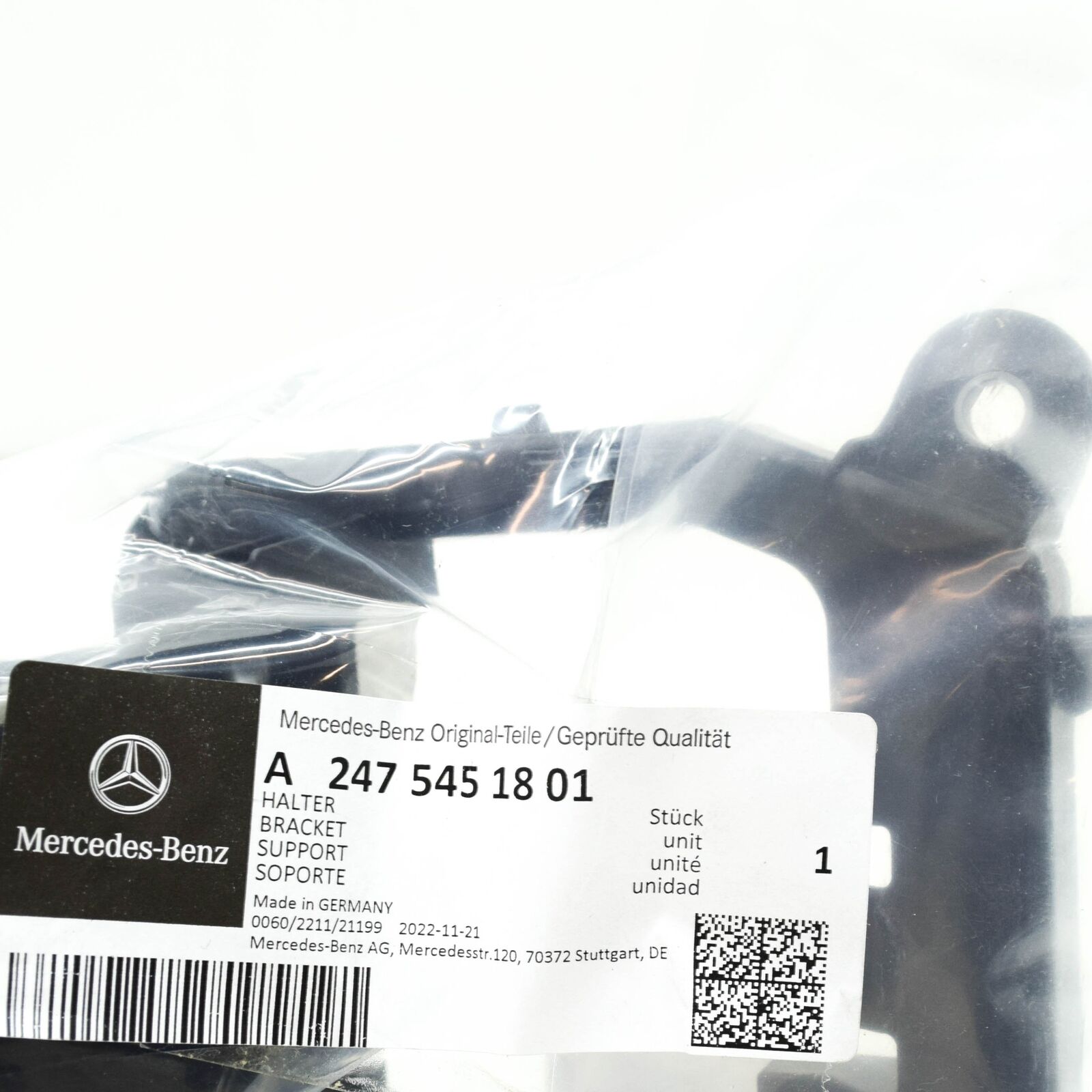 NEW MB A W177 FRONT SOUND GENERATOR MODULE BRACKET A2475451801 ORIGINAL