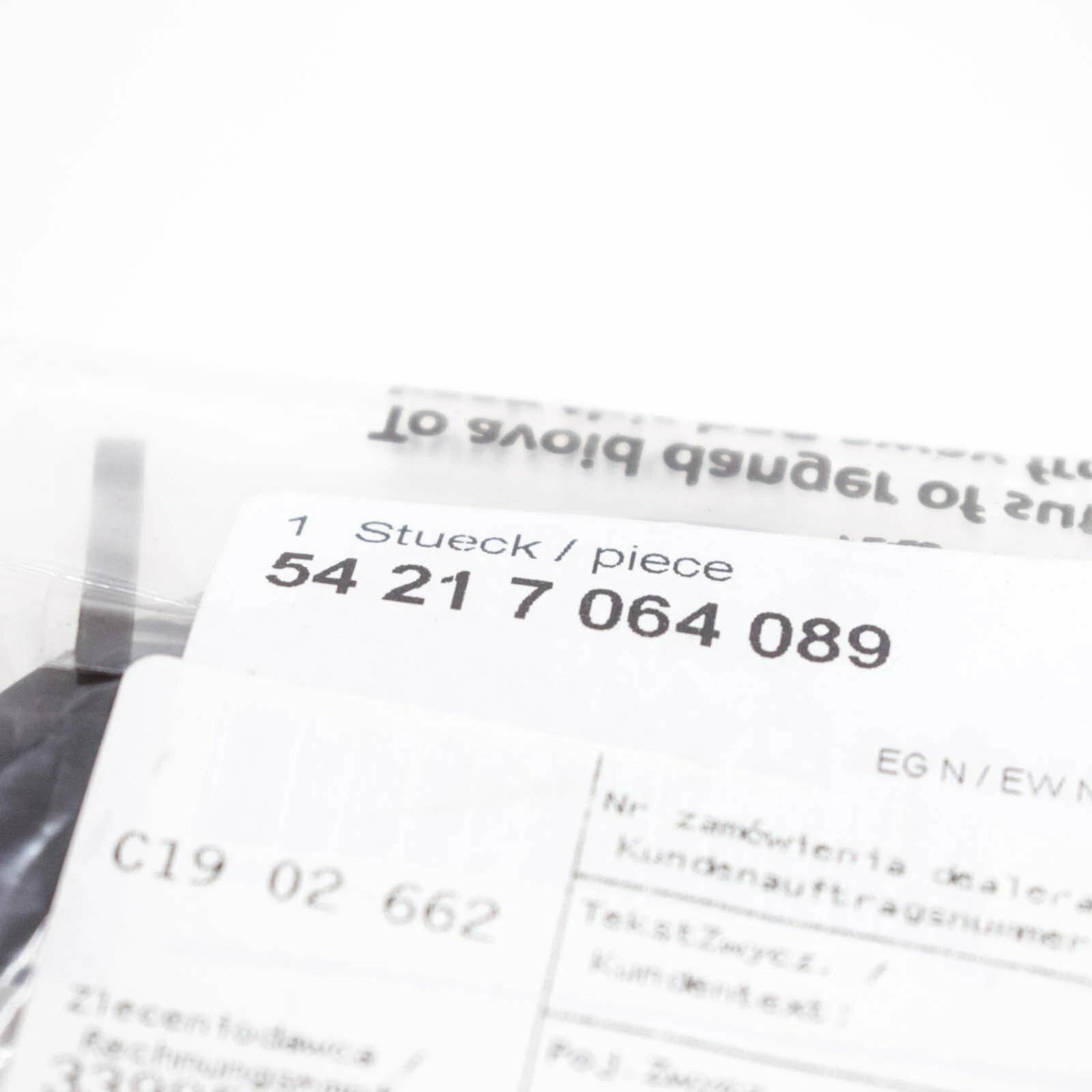 NEW BMW 6 E64 ROOF TOP EMERGENCY ACTUATING UNIT COVER 54217064089 7064089