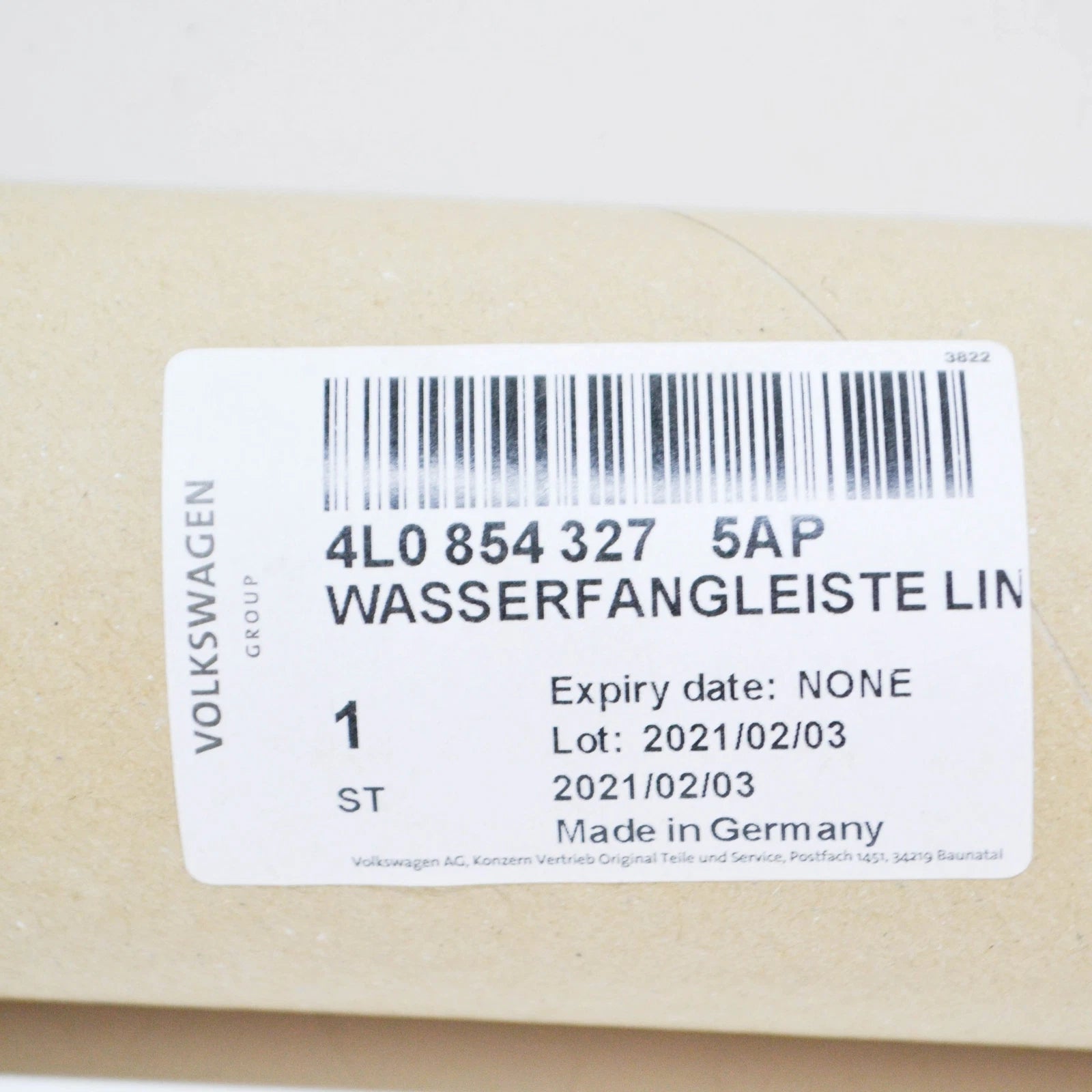 NEW AUDI Q7 4L FRONT LEFT WINDSHIELD WATER DEFLECTOR 4L08543275AP 2015