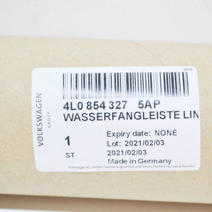 NEW AUDI Q7 4L FRONT LEFT WINDSHIELD WATER DEFLECTOR 4L08543275AP 2015