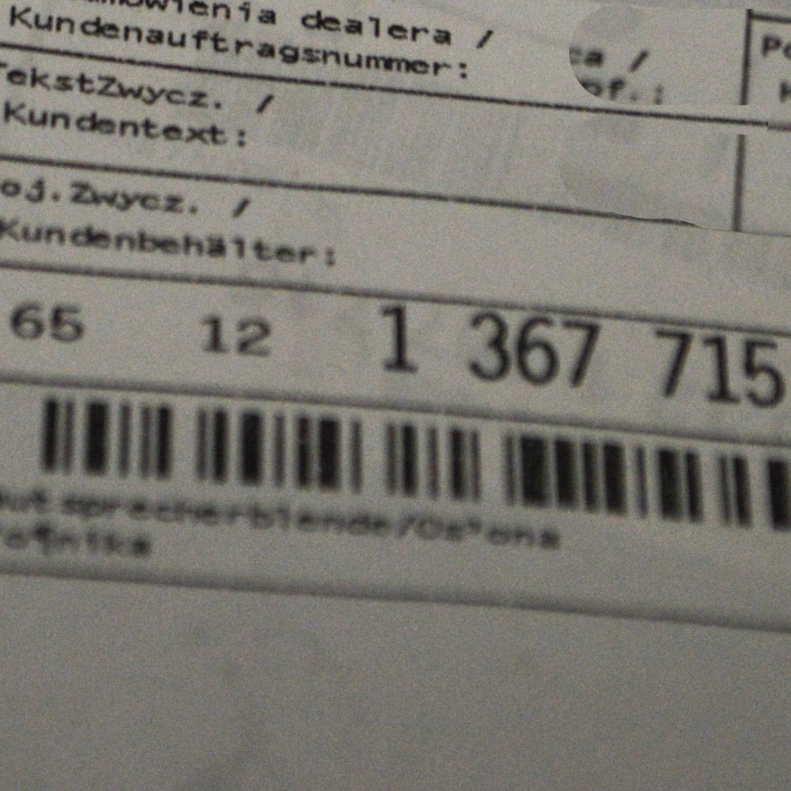 NEW BMW 6 E24 STEREO SYSTEM LOUDSPEAKER COVER 65121367715 1367715 ORIGINAL