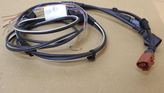 new vw cc front left speed sensor/brake wear wire assy 3c0927903m original
