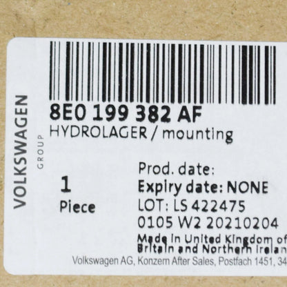 NEW AUDI A4 B7 RIGHT ENGINE MOUNT 8E0199382AF 3.2 PETROL 188KW ORIGINAL