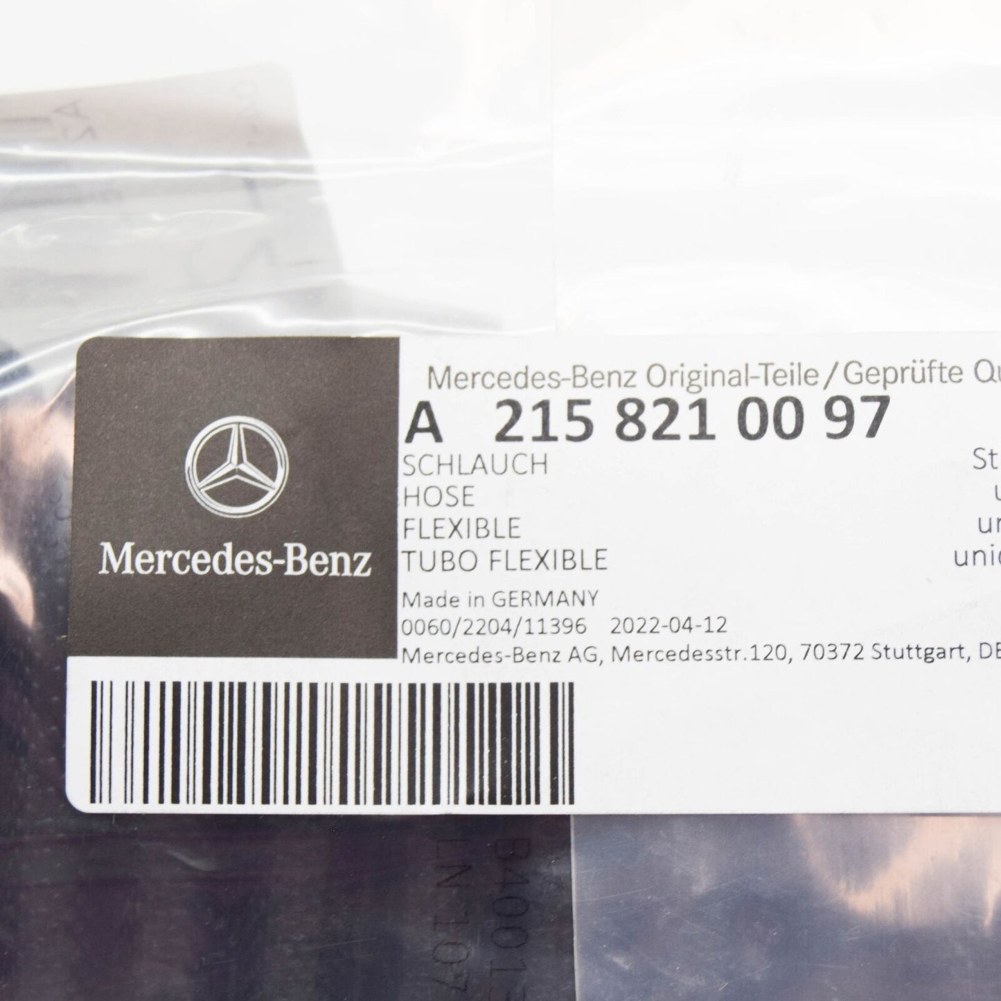 NEW MERCEDES-BENZ CL C215 FRONT DOOR WIRING PROTECTIVE HOSE A2158210097 ORIGINAL