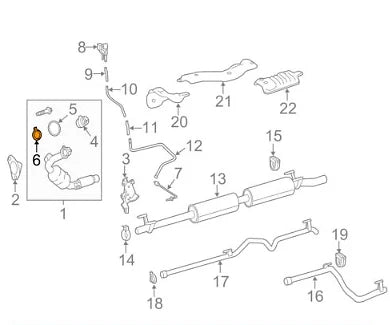 NEW MERCEDES BENZ C W203 EXHAUST MUFFLER CLAMP A2034900641 ORIGINAL
