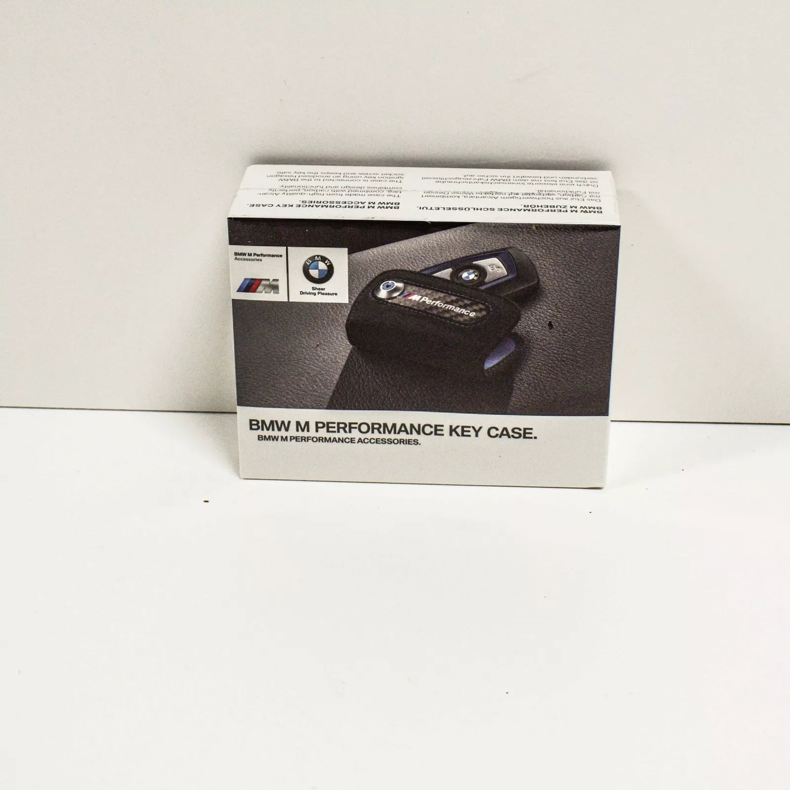 NEW BMW M PERFORMANCE KEY FOB HOLDER BAG CARBON COVER CASE 82292355518 ORIGINAL