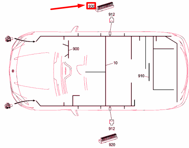 NEW MERCEDES-BENZ CLA COUPE C117 ENERGY POWER DISTRIBUTOR A0009820212 ORIGINAL