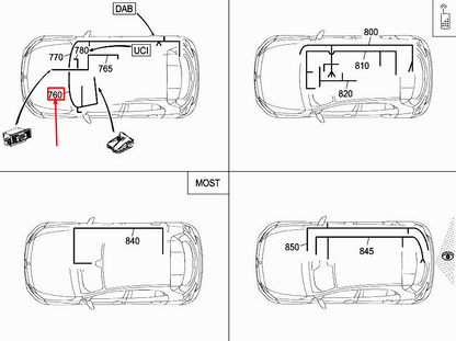 new mercedes-benz gla x156 multifunction camera harness a1565408206 original