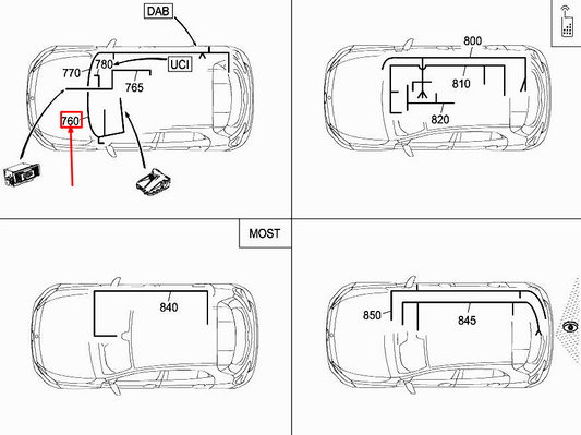 new mercedes-benz gla x156 multifunction camera harness a1565408206 original