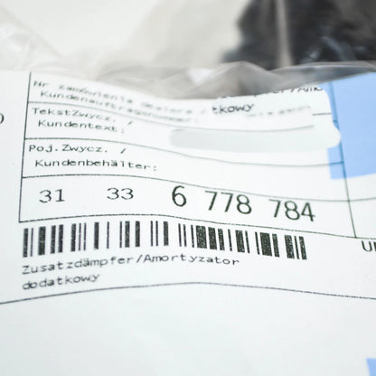 NEW BMW 5 GT F07 FRONT AXLE SUPPLEMENTARY DAMPER 31336778784 ORIGINAL