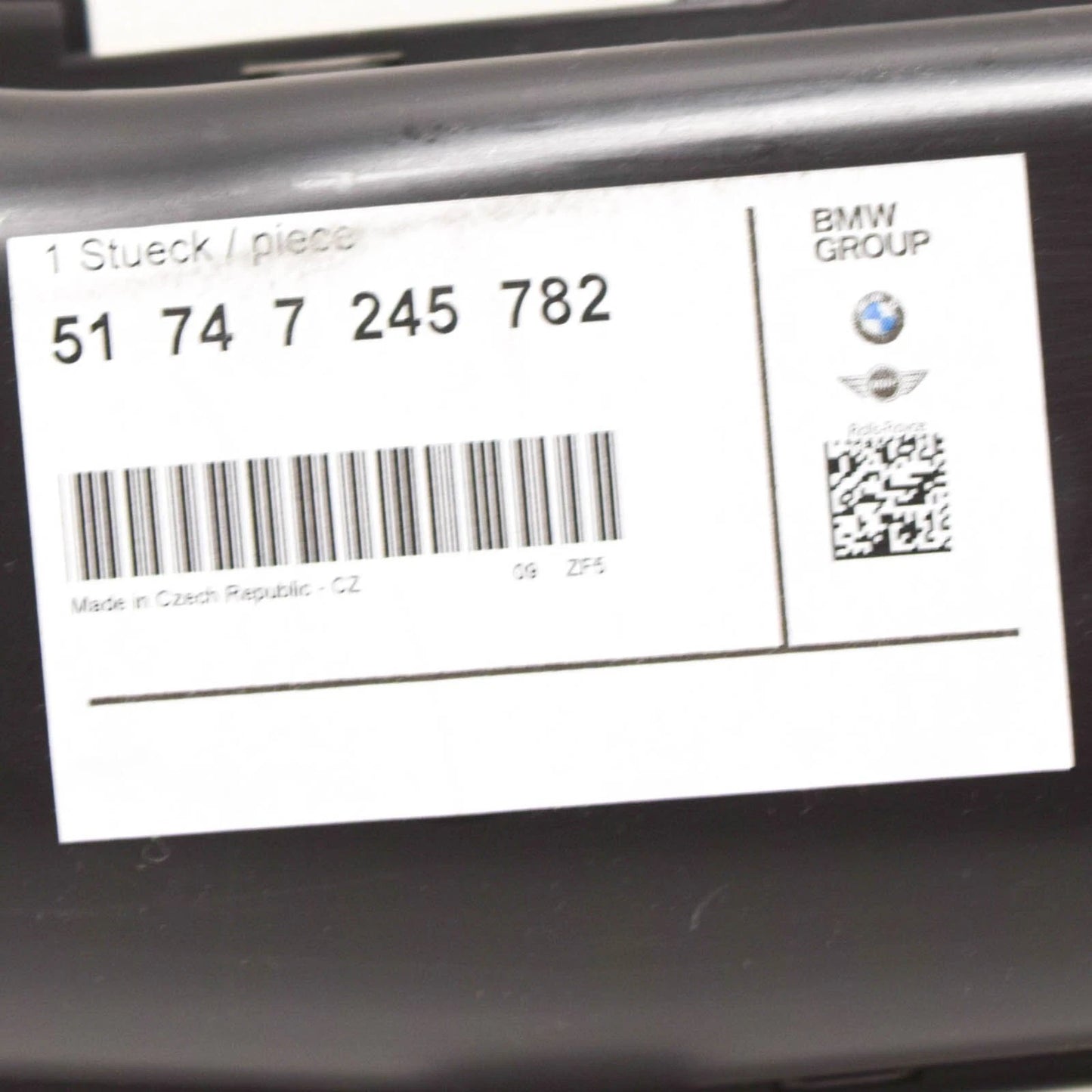 NEW BMW 1 F20 RIGHT SIDE BRAKE AIR DUCT 51747245782 7245782 2014 ORIGINAL