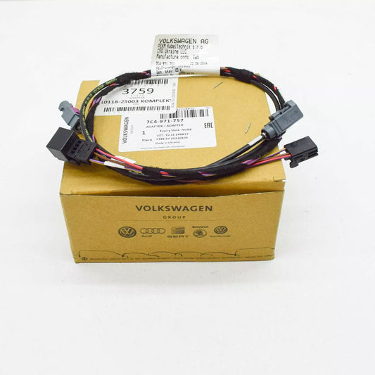 NEW VOLKSWAGEN CRAFTER MK2 SZ REVERSING CAMERA ADAPTER WIRE 7C4971757 ORIGINAL