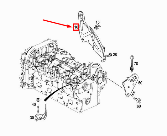 new mercedes-benz a w176 rear right engine lifting eye a2702200141 original