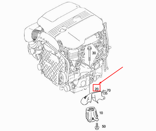 new mercedes-benz c coupe c205 right engine shield a2052410434 original
