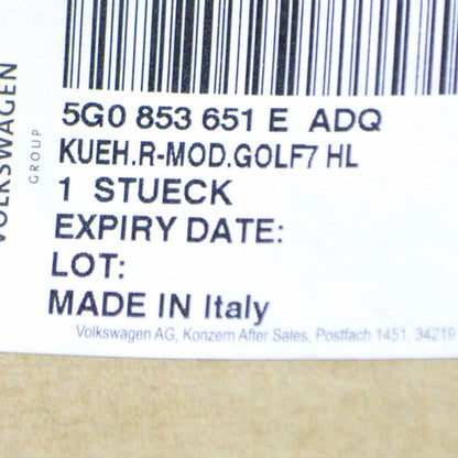 NEW VW GOLF MK7 5G R-LINE FRONT BUMPER RADIATOR GRILLE 5G0853651EADQ ORIGINAL