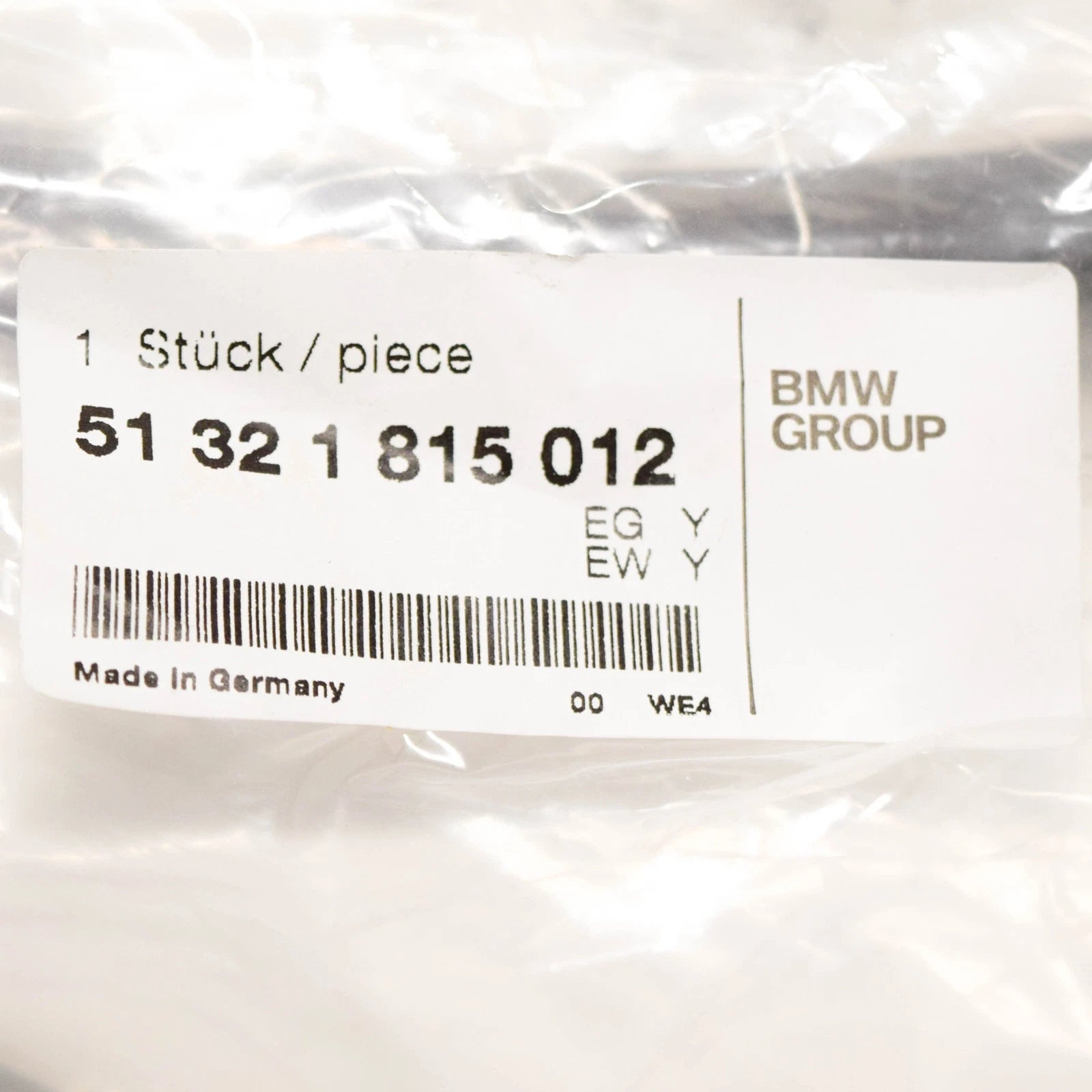 NEW BMW 1502 RIGHT VENT WINDOW GASKET 51321815012 1815012 ORIGINAL