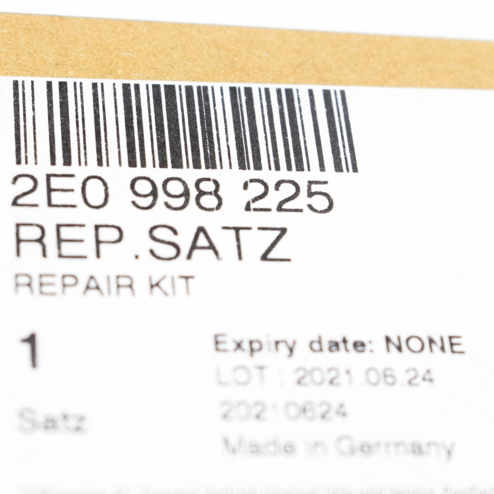 NEW VW CRAFTER 2E FRONT LEFT HEADLIGHT REPAIR HOUSING KIT 2E0998225 ORIGINAL