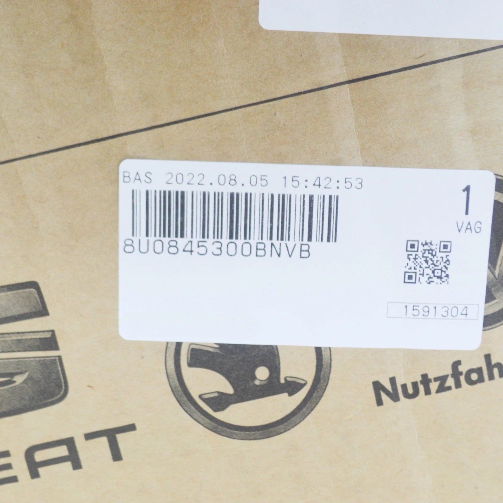 NEW AUDI Q3 8U REAR RIGHT DOOR SIDE WINDOW QUARTER GLASS 8U0845300BNVB ORIGINAL