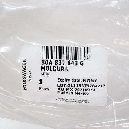 NEW AUDI Q5 FY FRONT LEFT DOOR TOP CHROME STRIP TRIM 80A837643G 2019 ORIGINAL