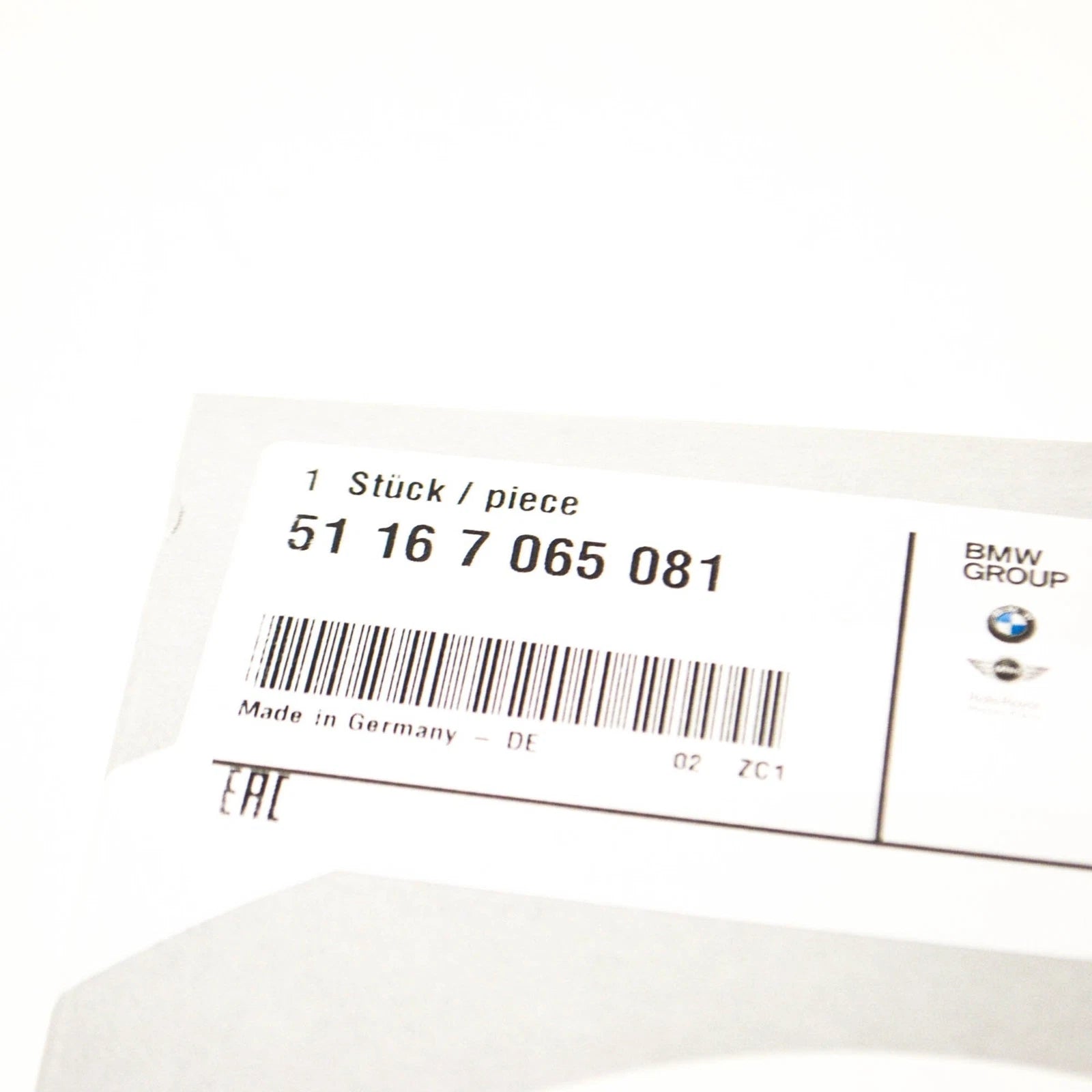 NEW BMW 5 E60 FRONT LEFT DOOR HEATED MIRROR GLASS 51167065081 ORIGINAL