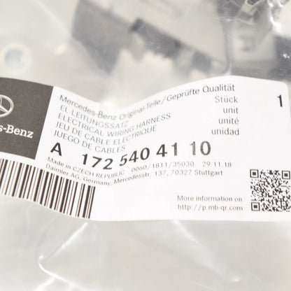 NEW MERCEDES BENZ SLK R172 BATTERY WIRING HARNESS A1725404110 ORIGINAL