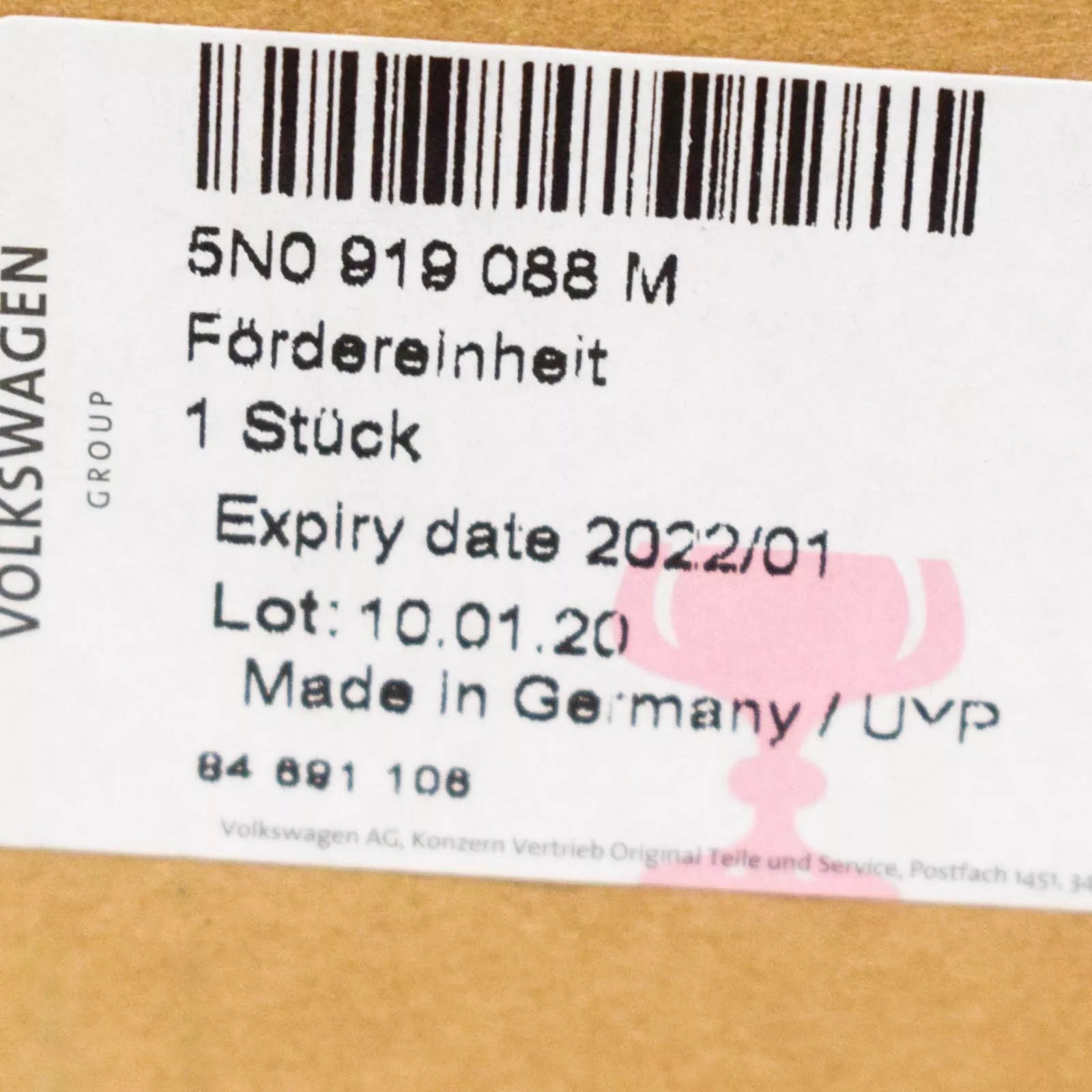 NEW VOLKSWAGEN TIGUAN MK1 FUEL TANK PUMP 5N0919088M ORIGINAL