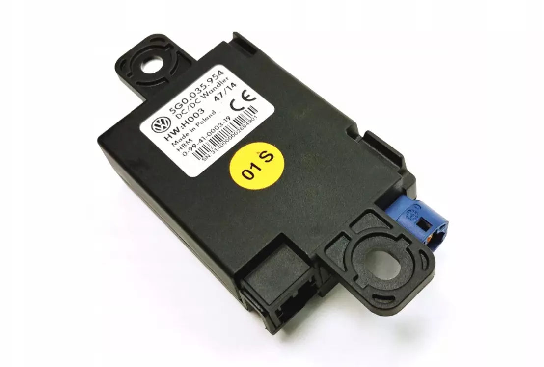 NEW VOLKSWAGEN GOLF MK7 VOLTAGE CONVERTER 5G0035954 ORIGINAL